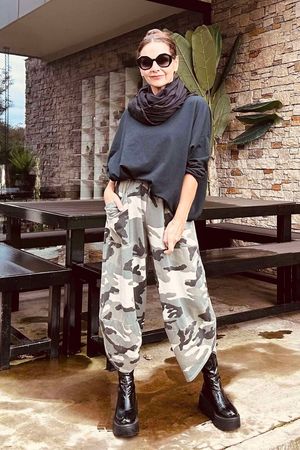 Lagenlook Cocoon Trousers | Ladies' Cocoon Pants | Laundry B